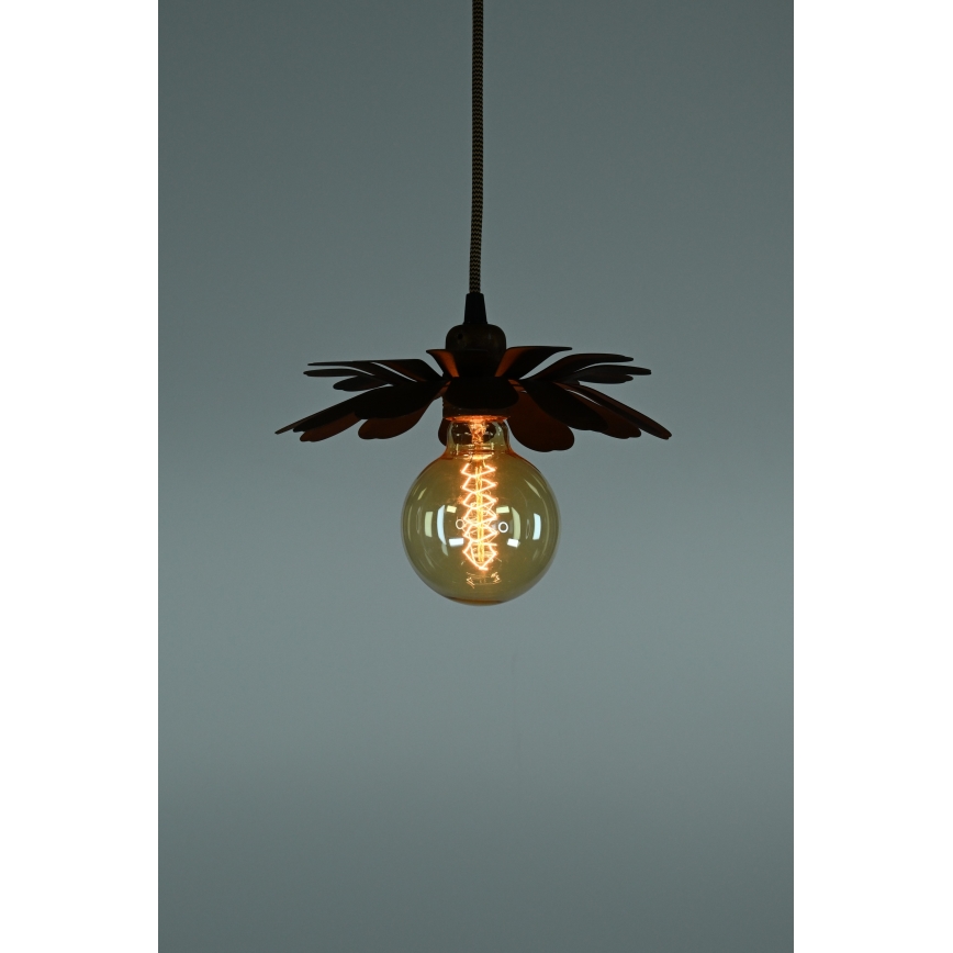 Bohemia-Design - Lustr na lanku 1xE27/60W/230V bronzová