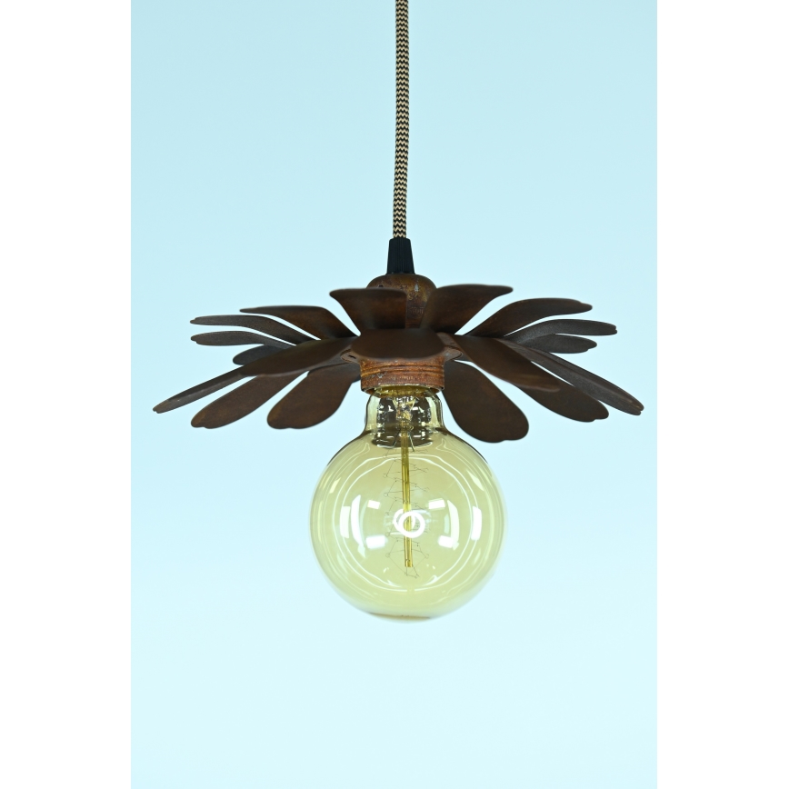 Bohemia-Design - Lustr na lanku 1xE27/60W/230V bronzová