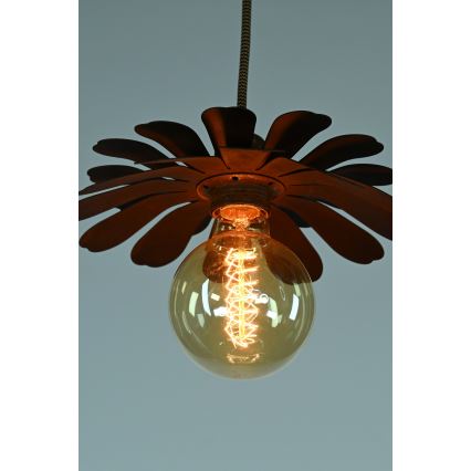 Bohemia-Design - Lustr na lanku 1xE27/60W/230V bronzová