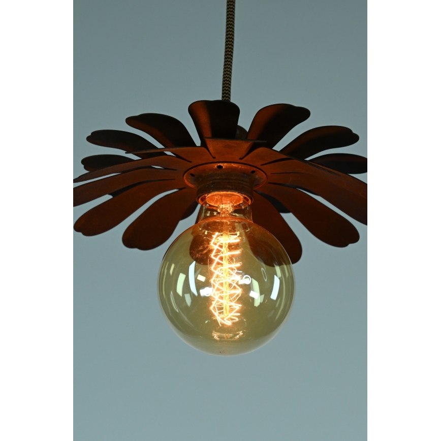 Bohemia-Design - Lustr na lanku 1xE27/60W/230V bronzová