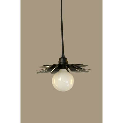 Bohemia-Design - Lustr na lanku 1xE27/60W/230V černá