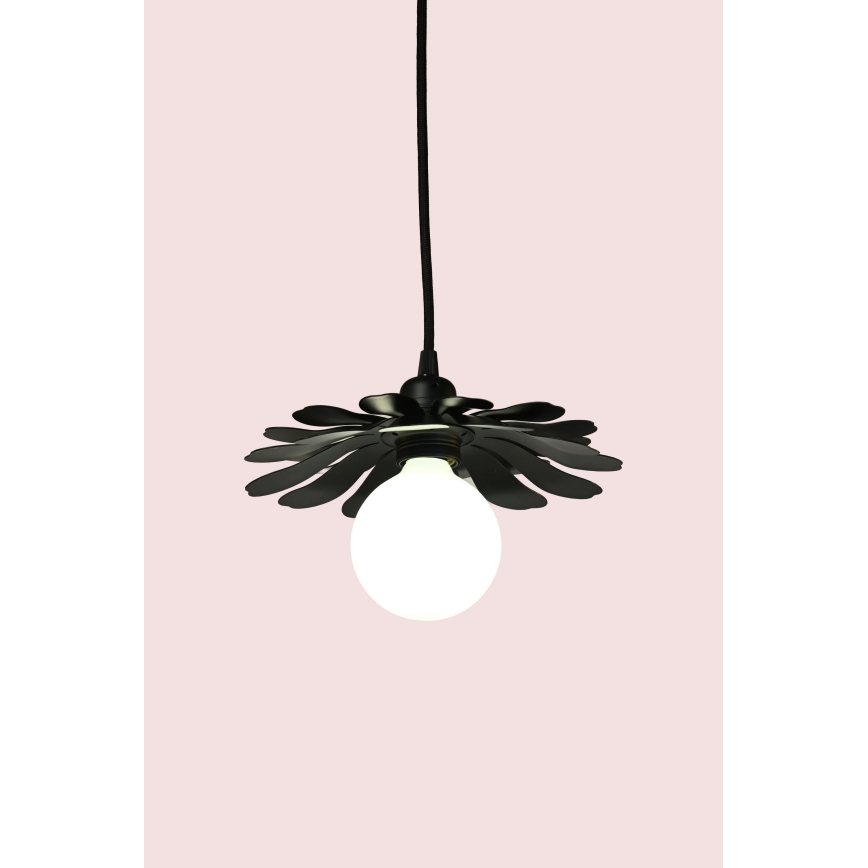 Bohemia-Design - Lustr na lanku 1xE27/60W/230V černá
