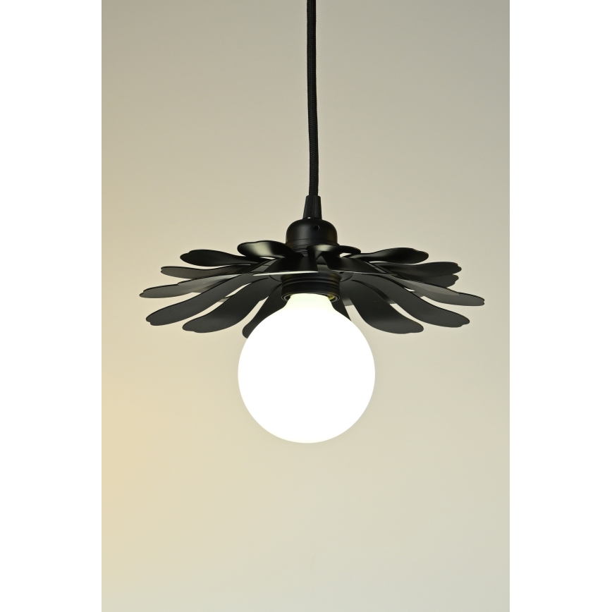 Bohemia-Design - Lustr na lanku 1xE27/60W/230V černá