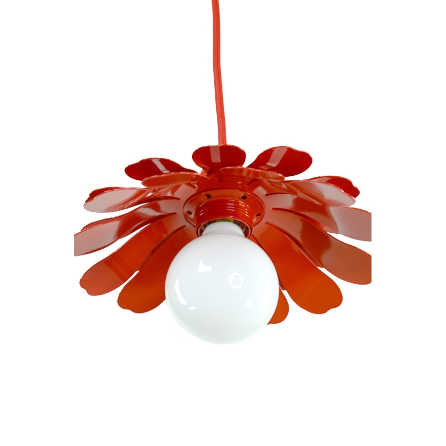 Bohemia-Design - Lustr na lanku 1xE27/60W/230V červená