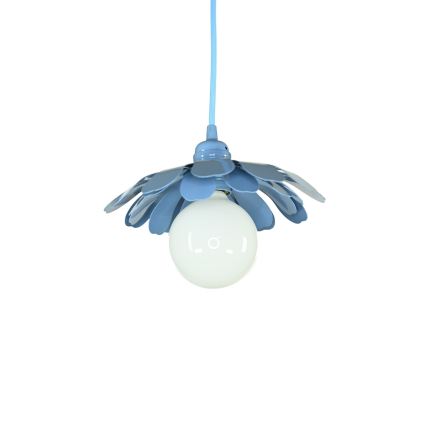 Bohemia-Design - Lustr na lanku 1xE27/60W/230V modrá