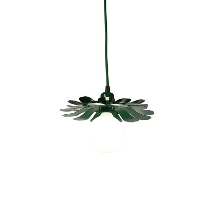 Bohemia-Design - Lustr na lanku 1xE27/60W/230V zelená