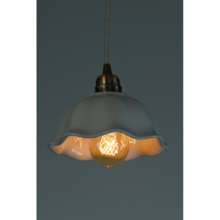 Bohemia-Design - Porcelánový lustr na lanku 1xE27/60W/230V