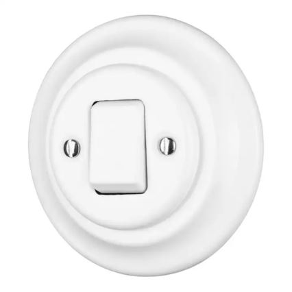Bohemia-Design - Porcelánový retro rámeček jednoduchý bílá