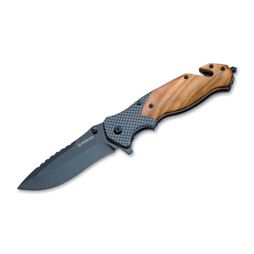 Böker - Kapesní nůž Magnum Blomkvist Olive 20,5 cm olivové dřevo