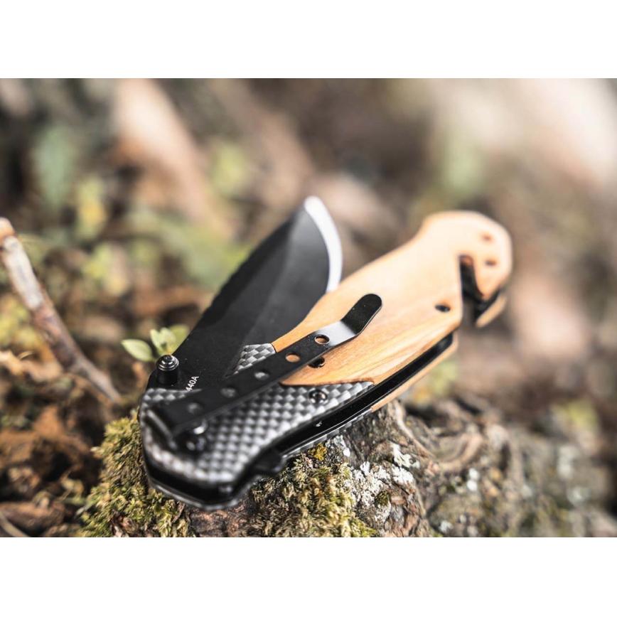 Böker - Kapesní nůž Magnum Blomkvist Olive 20,5 cm olivové dřevo