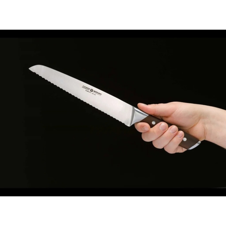 Böker - Kuchyňský nůž na pečivo FORGE WOOD 22 cm javor