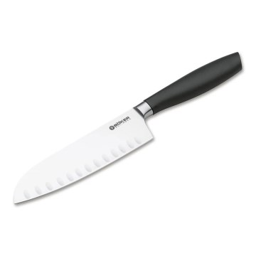 Böker - Kuchyňský nůž santoku CORE PROFESSIONAL 16,5 cm černá
