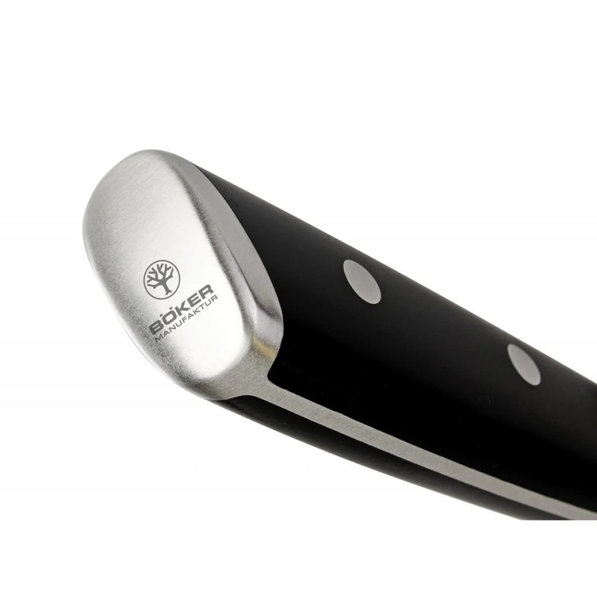 Böker - Kuchyňský nůž santoku FORGE 16 cm černá