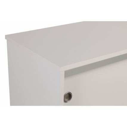 Botník 105x91 cm bílá