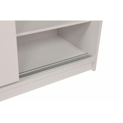 Botník 105x91 cm bílá