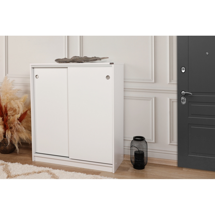 Botník 105x91 cm bílá