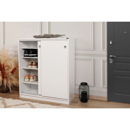 Botník 105x91 cm bílá