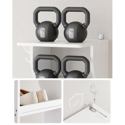 Botník BOTARO bílá