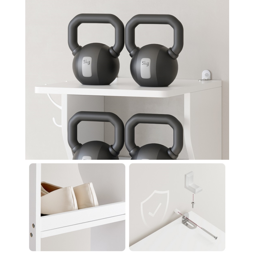 Botník BOTARO bílá