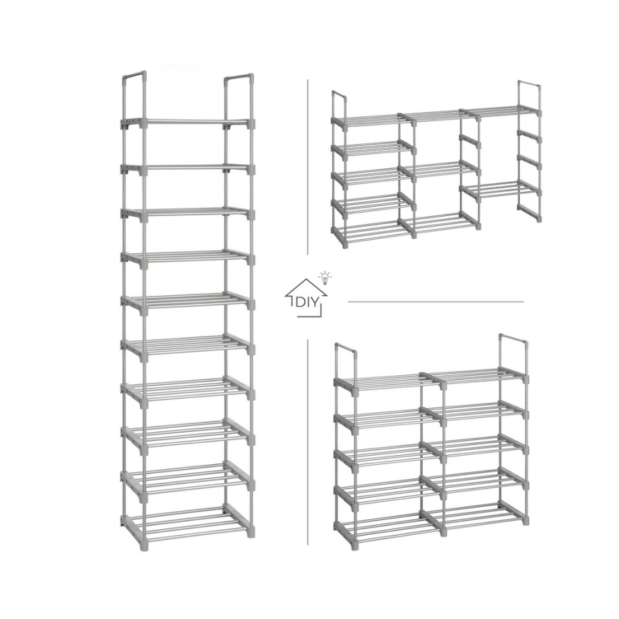 Botník BOXIFY šedá