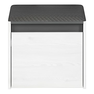 Botník CALLA 47x50 cm bílá/šedá