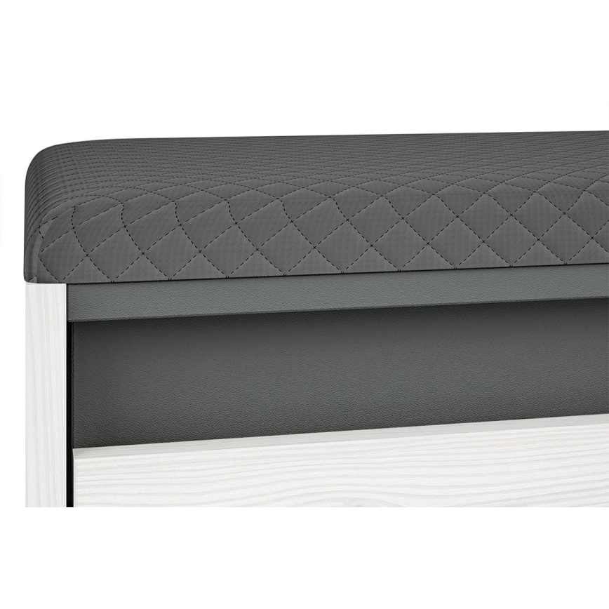 Botník CALLA 47x50 cm bílá/šedá