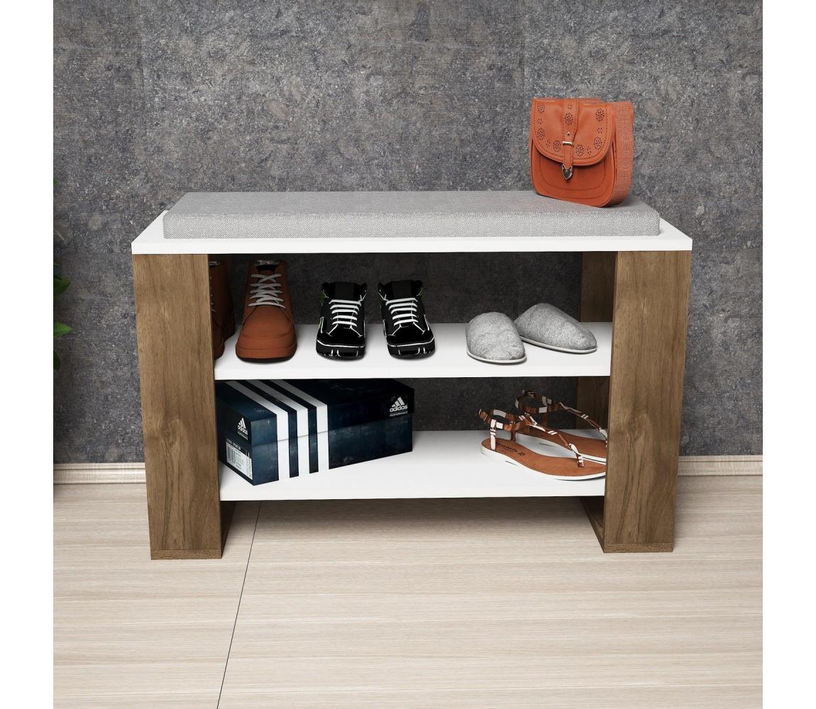 Asir Botník DORE 55x90 cm hnědá/bílá AS1003