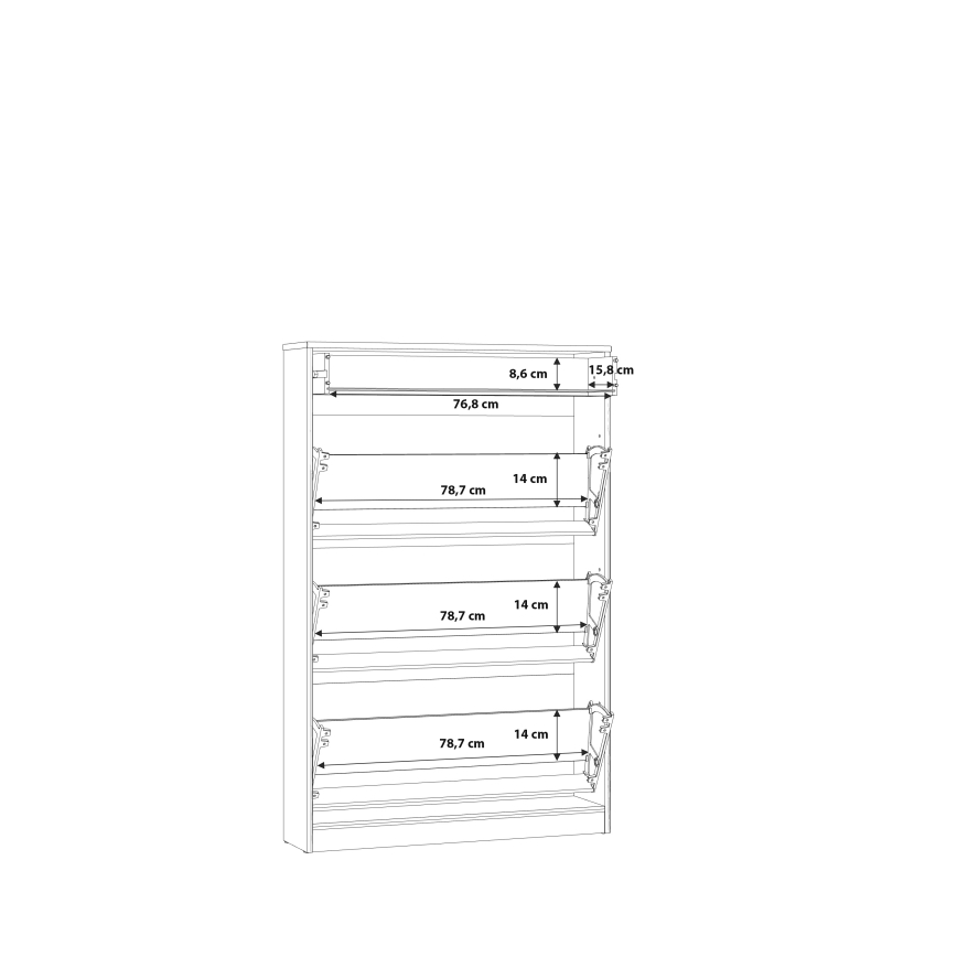 Botník KAVI dub artisan