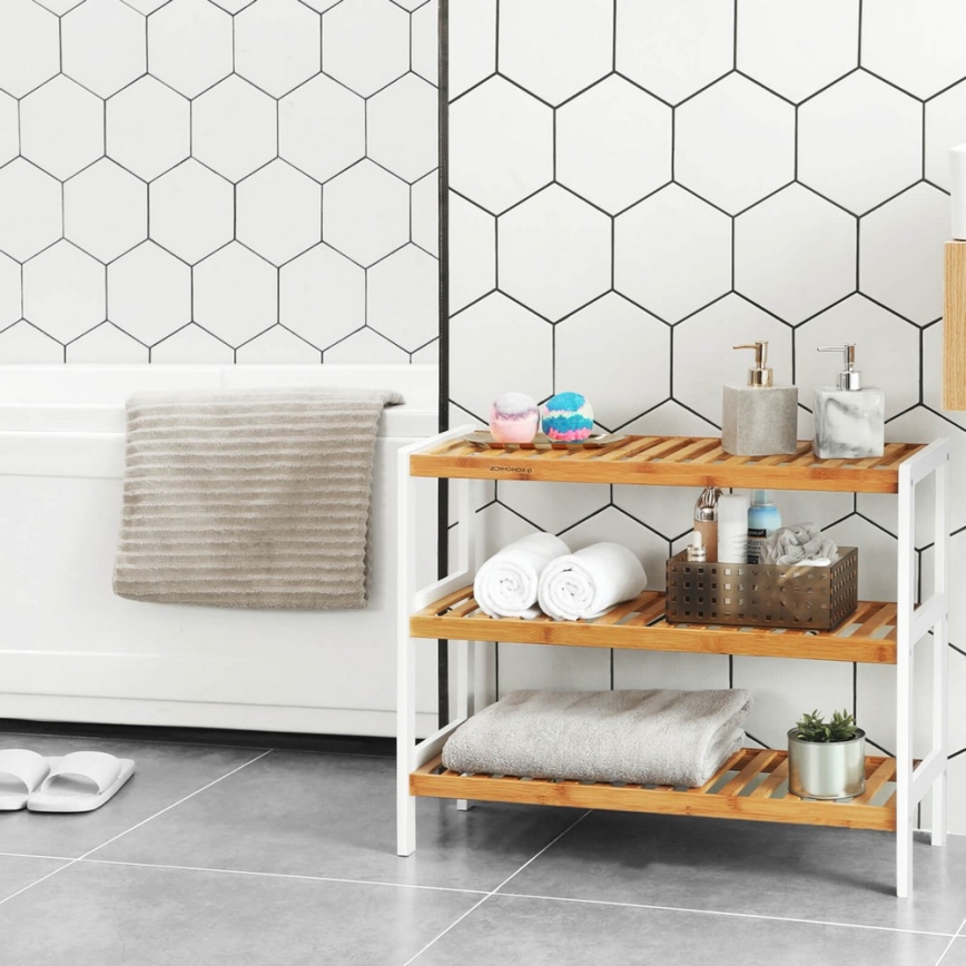 Botník MATE hnědá/bílá