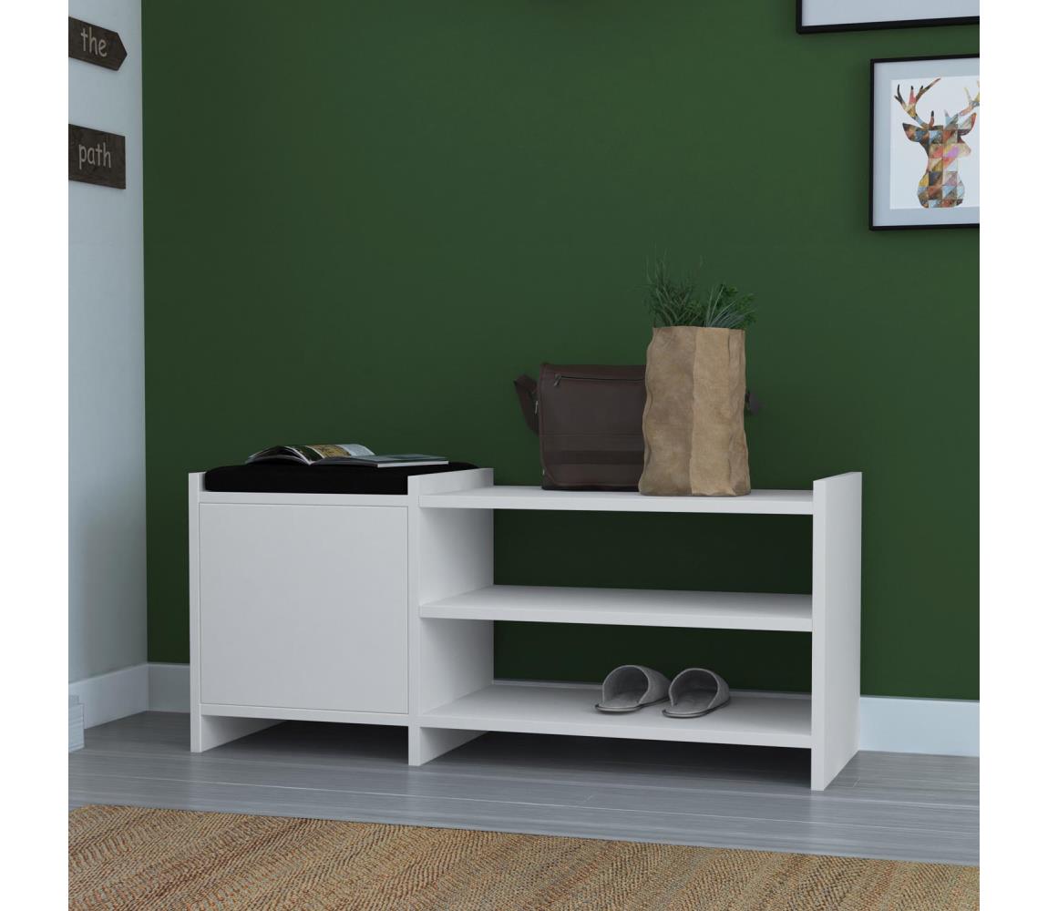 Asir Botník SUNNO 44x100 cm bílá AS1112