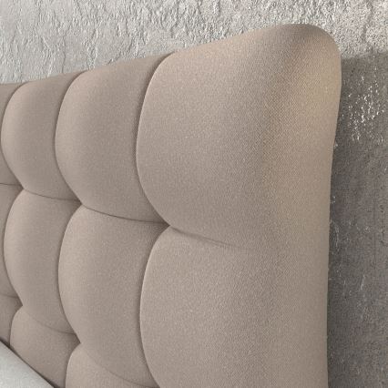 Boxspringová postel s matracemi a topperem SOFIA 180x200 cm béžová