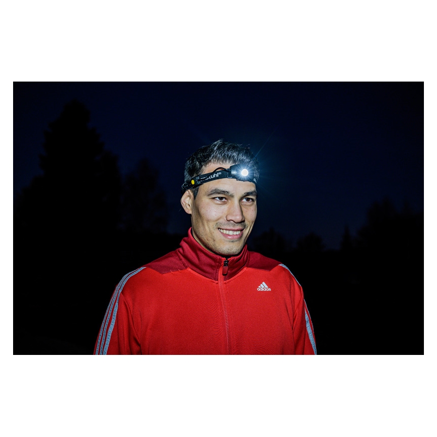 Brennenstuhl - LED Čelovka LuxPremium LED/2xAA IP44 černá