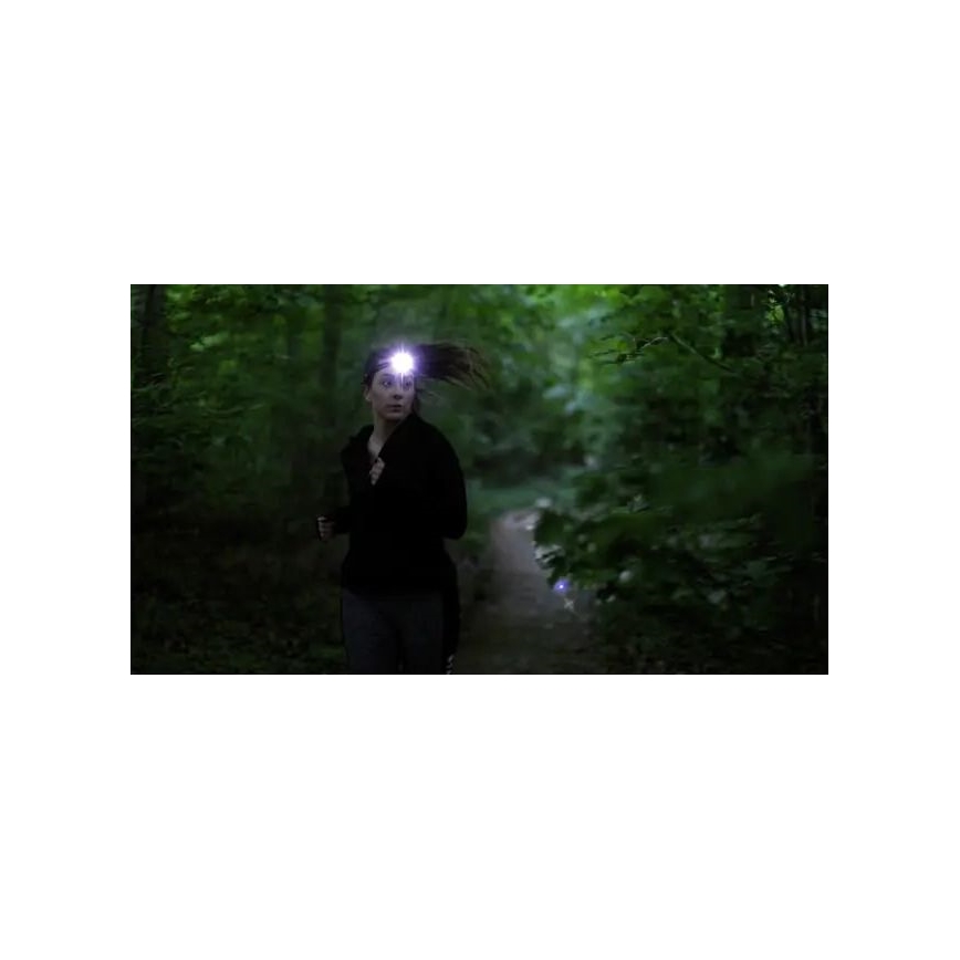 Brennenstuhl - LED Čelovka LuxPremium LED/2xAA IP44 černá