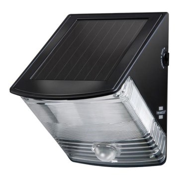 Brennenstuhl - LED Solární nástěnné svítidlo se senzorem pohybu a soumraku LED/1W/3,6V 600 mAh IP44