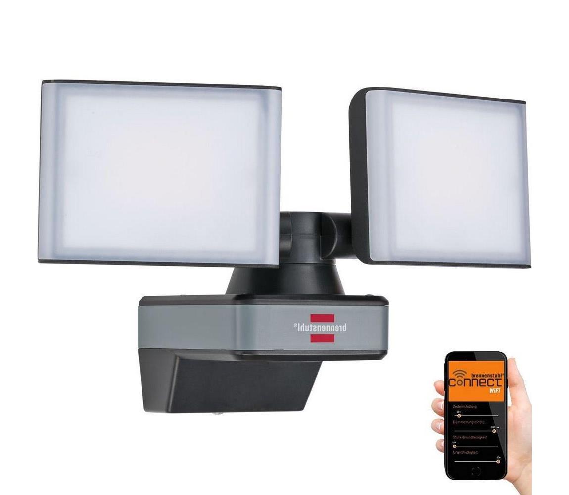 Brennenstuhl Brennenstuhl- LED Stmívatelný reflektor DUO LED/29,2W/230V 3000-6500K IP54 Wi-Fi NE0616