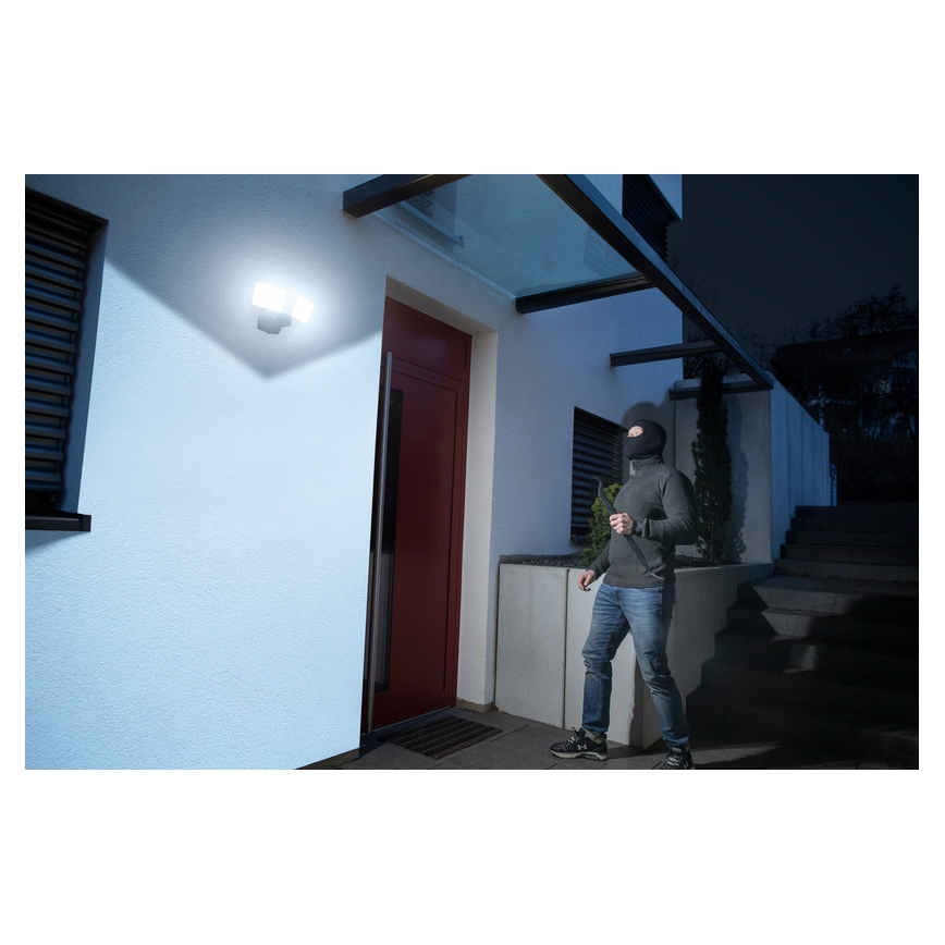 Brennenstuhl - LED Stmívatelný reflektor DUO LED/29,2W/230V 3000-6500K IP54 Wi-Fi