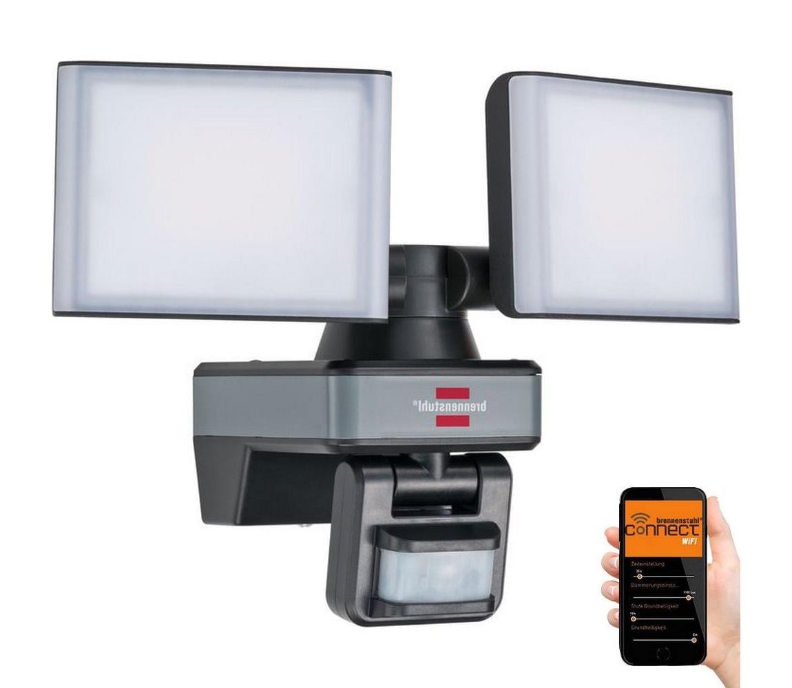 Brennenstuhl Brennenstuhl-LED Stmívatelný reflektor se senzorem DUO LED/29,2W/230V IP54 Wi-Fi NE0619