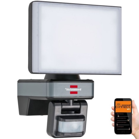Brennenstuhl - LED Stmívatelný reflektor se senzorem LED/19,5W/230V 3000-6500K IP54 Wi-Fi