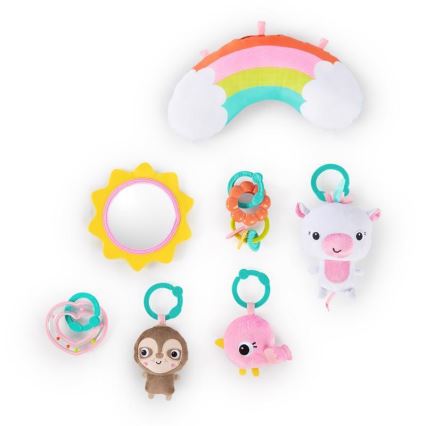 Bright Starts - Dětská hrací deka FLOORS OF FUN domeček