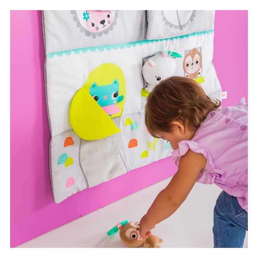 Bright Starts - Dětská hrací deka FLOORS OF FUN domeček