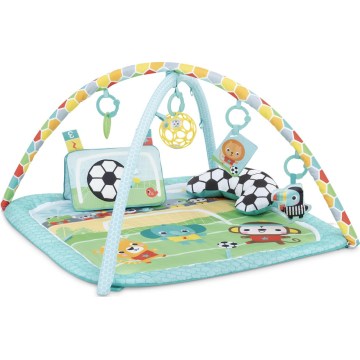 Bright Starts - Dětská hrací deka OBALL GRIP & KICK 3xAA