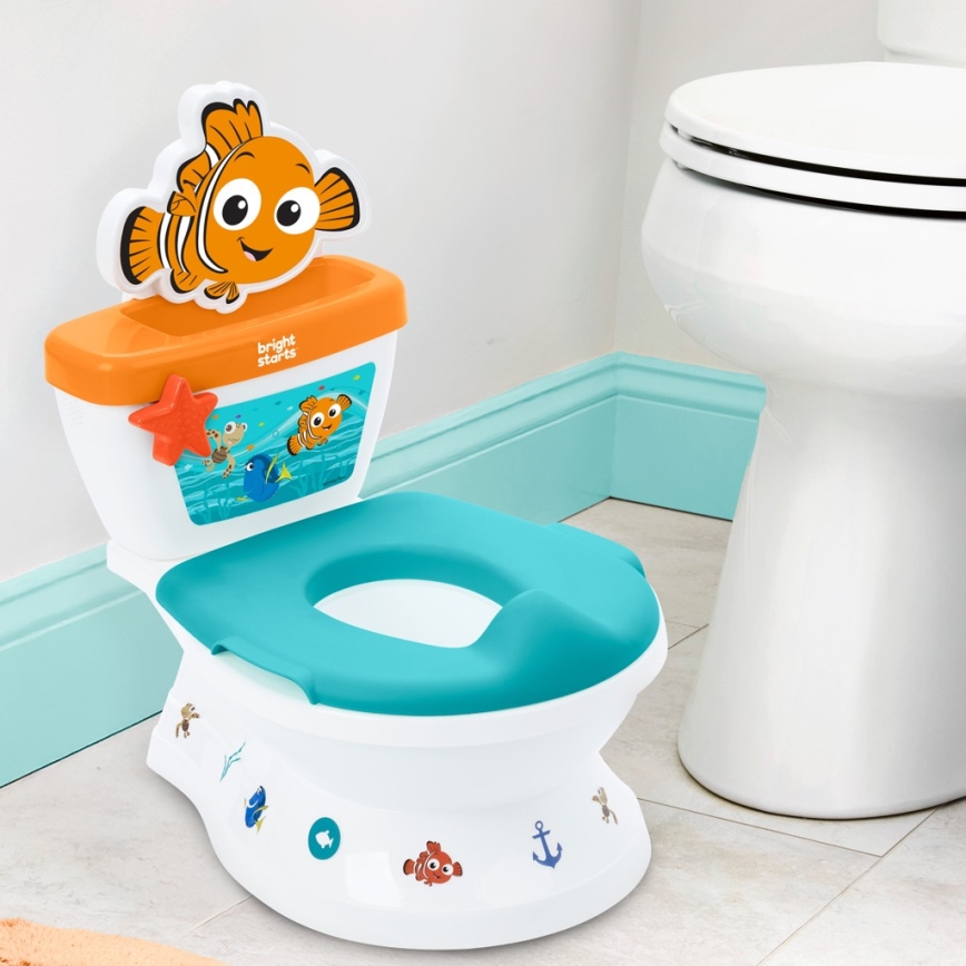Bright Starts - Dětská toaleta se zvukem MY SIZE Finding Nemo 2xAAA