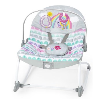 Bright Starts - Dětské vibrující houpátko ROSY RAINBOW 1xLR14