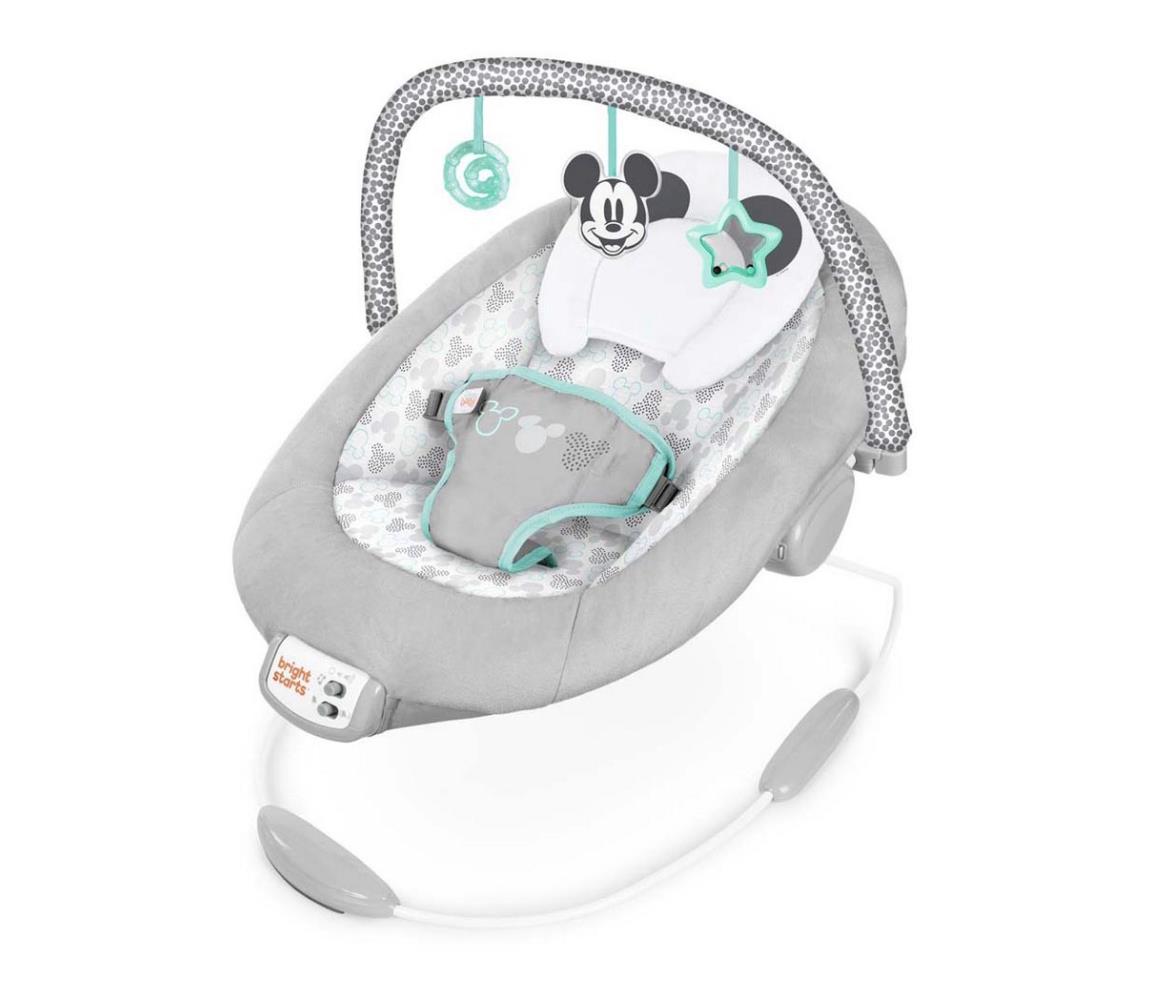Bright Starts Bright Starts - Dětské vibrující lehátko s melodií MICKEY MOUSE AG0110