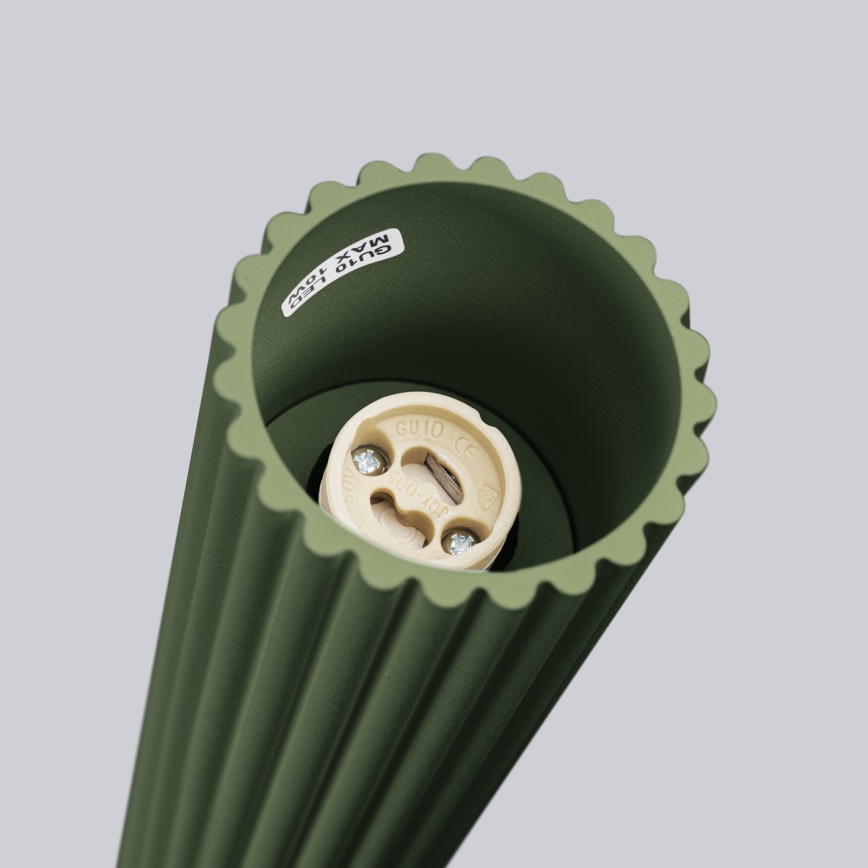 Brilagi - Bodové svítidlo CRESTO 1xGU10/10W/230V 10 cm zelená