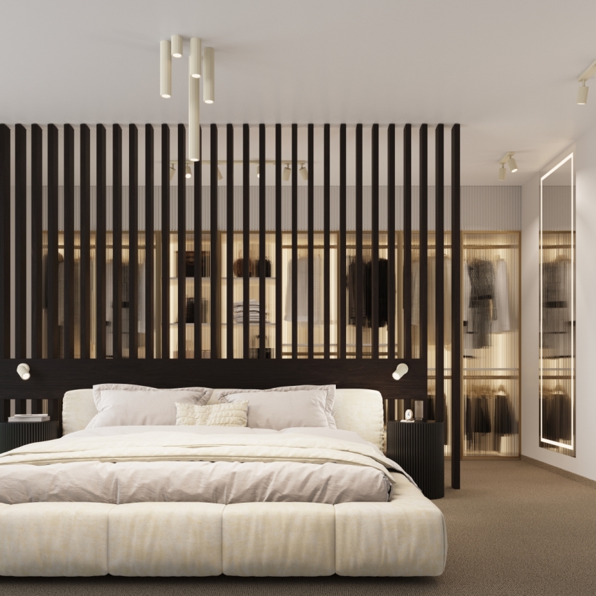 Brilagi - Bodové svítidlo CRESTO 1xGU10/10W/230V 20 cm krémová