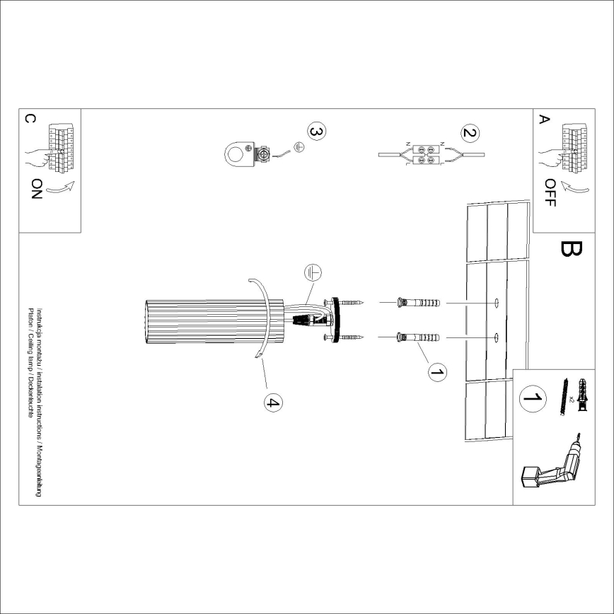 Brilagi - Bodové svítidlo CRESTO 1xGU10/10W/230V 20 cm krémová