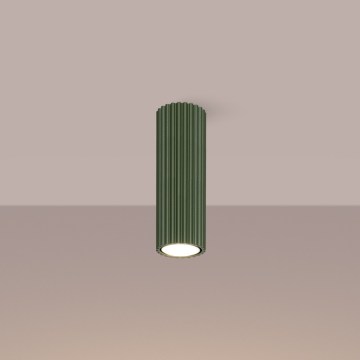 Brilagi - Bodové svítidlo CRESTO 1xGU10/10W/230V 20 cm zelená