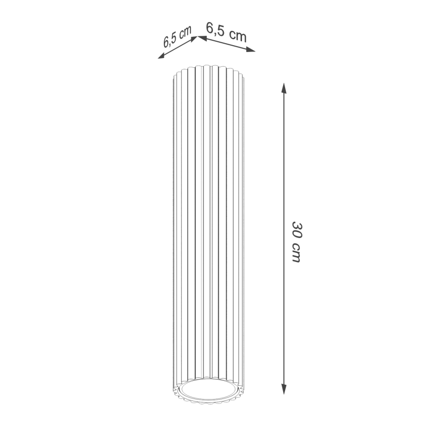 Brilagi - Bodové svítidlo CRESTO 1xGU10/10W/230V 30 cm krémová