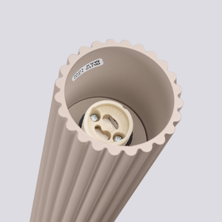 Brilagi - Bodové svítidlo CRESTO 1xGU10/10W/230V 30 cm taupe